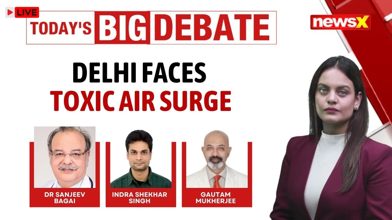 Delhi air pollution LIVE | AQI hits 727 as stubble fires | Delhi Smog Crisis 2025 | Air pollution