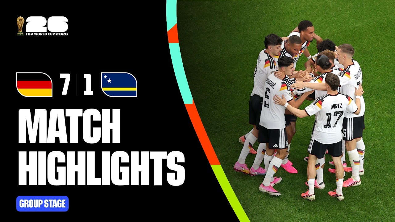 Highlights | Germany 7-1 Curacao | FIFA World Cup 2026&trade;