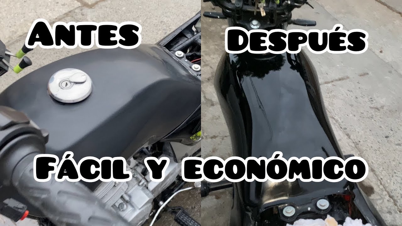 Como pulir el tanque de una moto? ECONIMICO Y FACIL