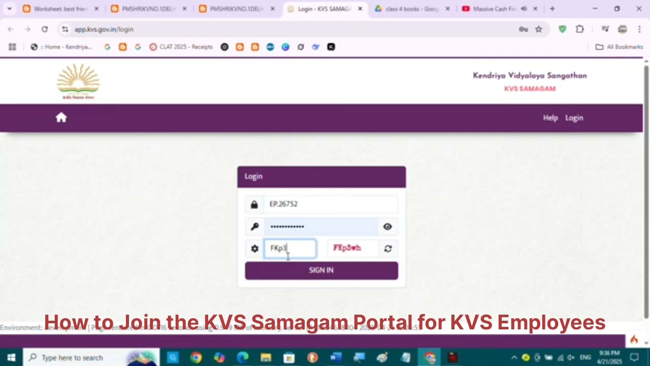 How to Join the KVS Samagam Portal for KVS Employees