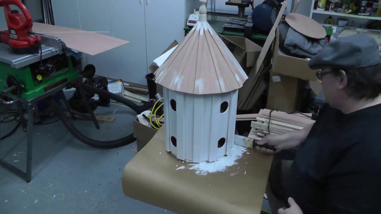 Building a Folk Art Style Victorian Purple Martin Birdhouse
