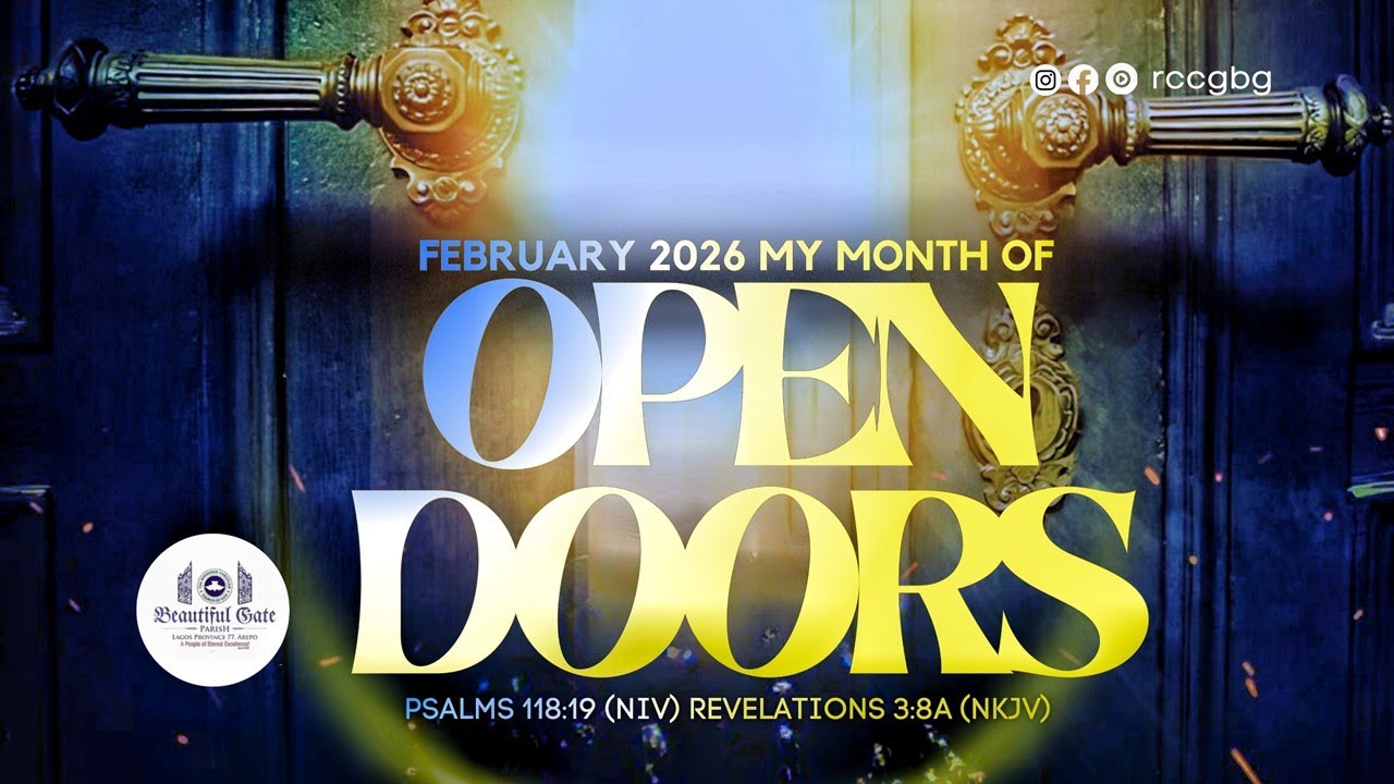 FEBRUARY THANKSGIVING SERVICE || OPEN DOORS || SUNDAY 1ST FEBRUARY 2026