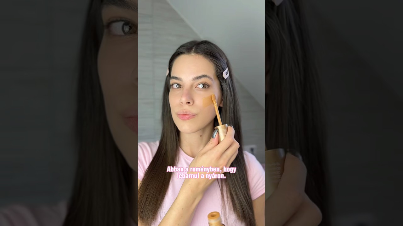 &ldquo;CSAK 5 PERC &Eacute;S K&Eacute;SZ VAGYOK&rdquo; KINEK ISMERŐS?😄⏰ #smink #makeup #makeuproutine #sminkrutin