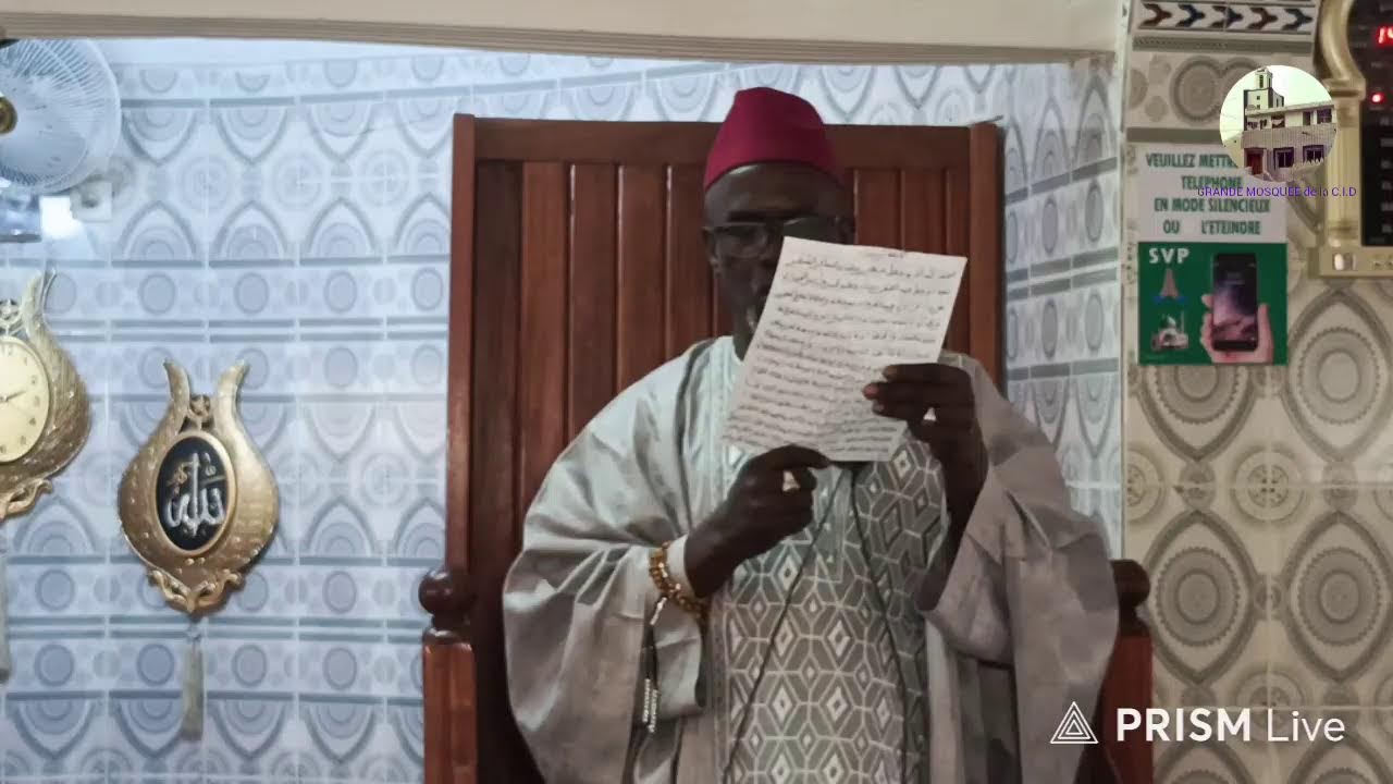 Live streaming  MOSQUÉE IMPOTS ET DOMAINES:  / 3  / 13  /2026