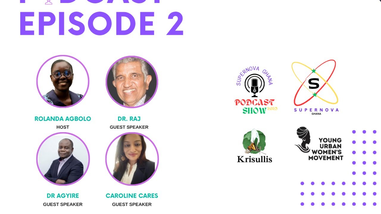Supernova Podcast ep 2 hosted by Rolanda Agbolo with Dr Raj