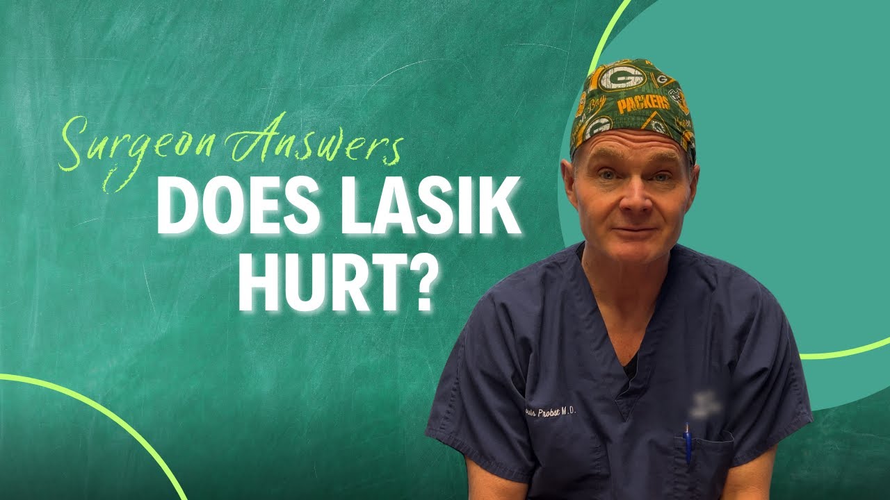 Surgeon Answers: Does LASIK Hurt? #lasik #lasikeyesurgery #surgeon