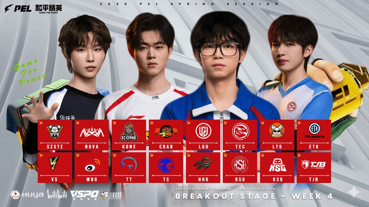 LIVE : 2026 PEL SPRING SESSION WEEK 4 BREAKOUT STAGE | KICK OFF | 2026年PEL春季周第四阶段