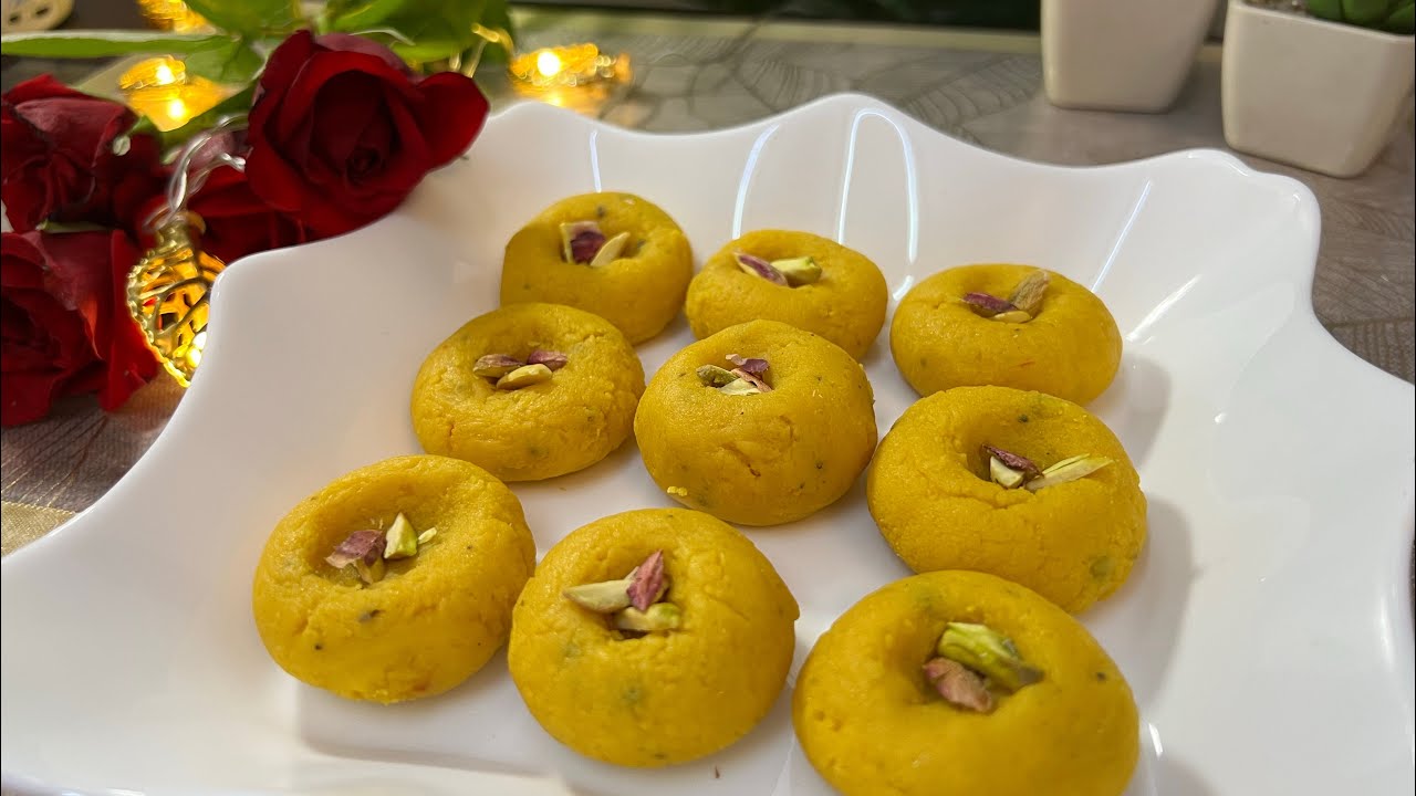 Rakhi special kesar peda | Simple and easy | Food Circle by Shabnam 
