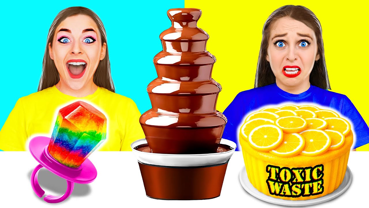 Шоколадный Фонтан Челлендж | Удивительные Кулинарные Лайфхаки от Choco DO