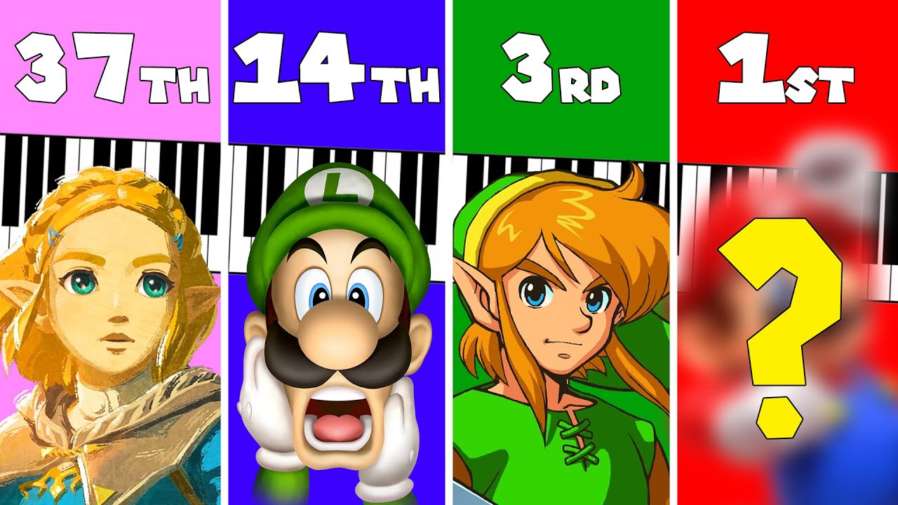 Top 50 Most Popular Mario & Zelda Music