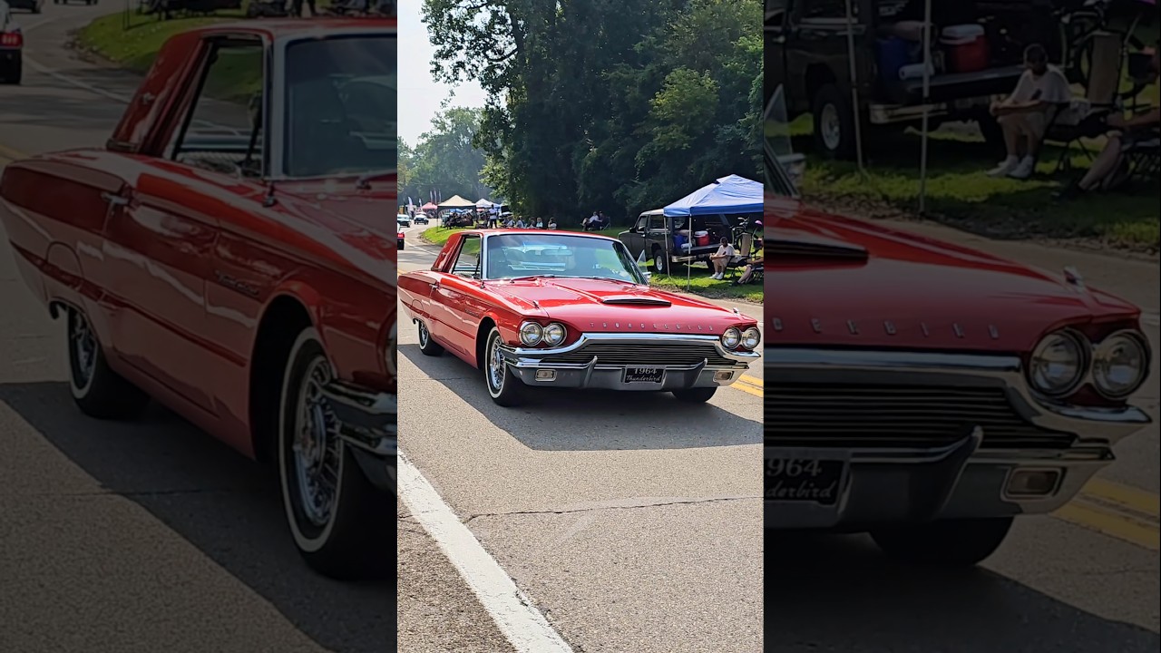 1964 Ford Thunderbird Classic Car Drive By Engine Sound Cruisin' Hines 2024