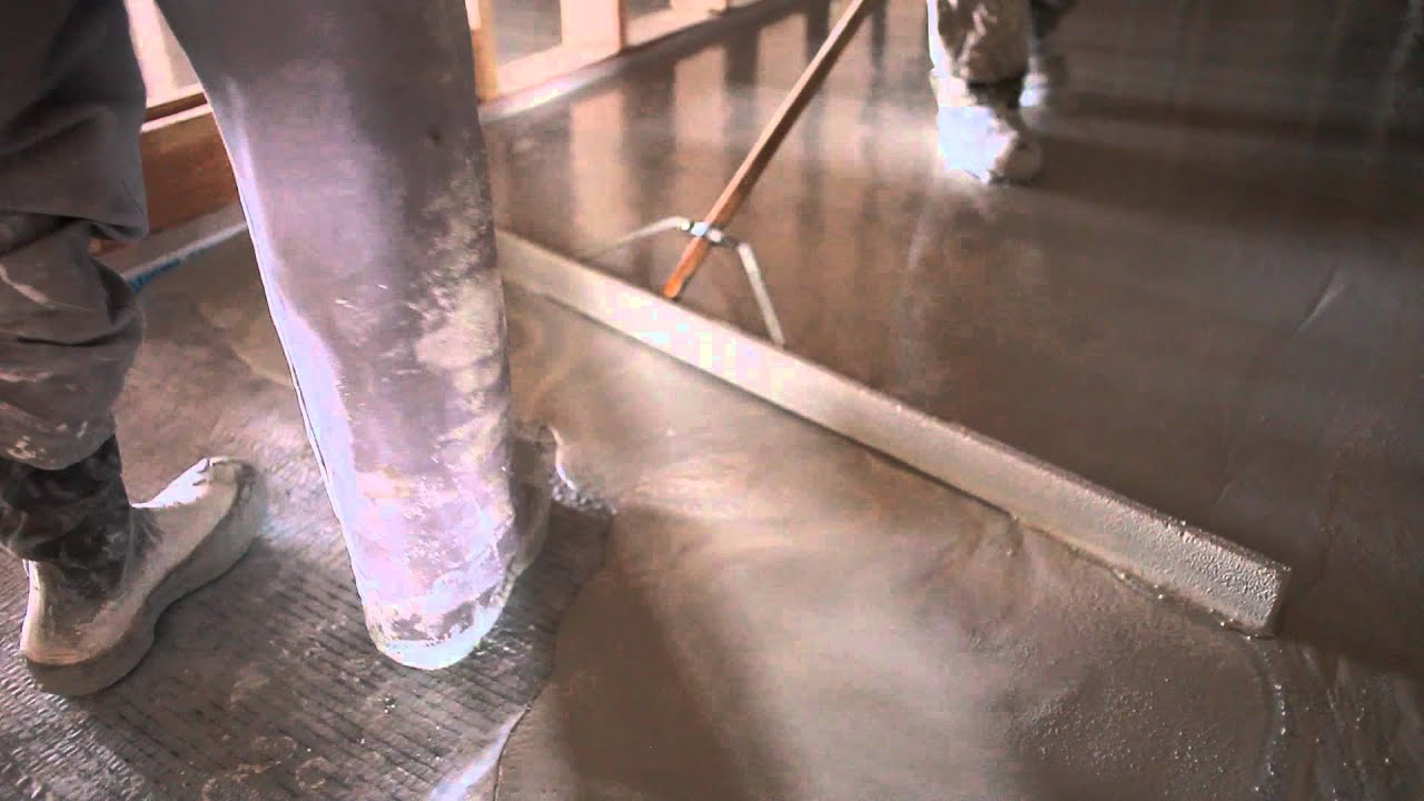 Gyp-crete 2000 Floor Underlayment with Acousti-Mat by Bobcat & Sun of Bend Oregon