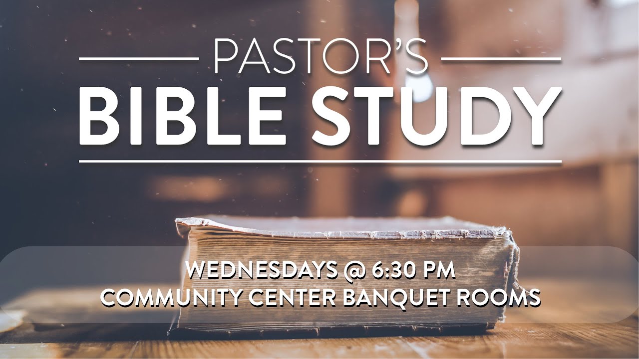 Pastor's Bible Study - Oct 9 2024 - Matthew 8:1