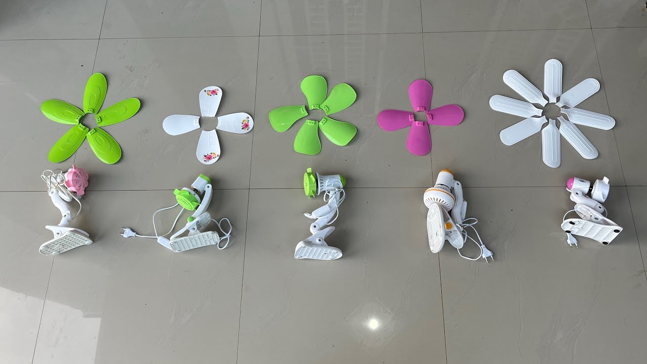 Collection clip fan / koleksi kipas angin jepit dirumah nenek