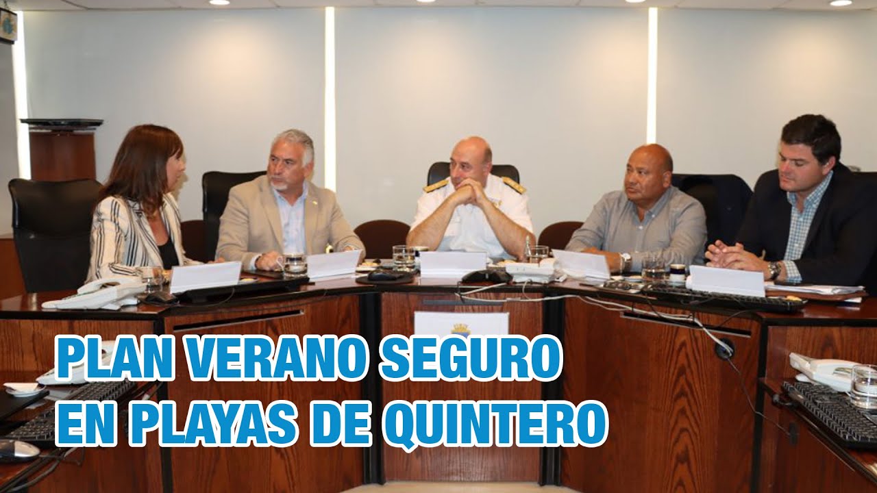 Reuni&oacute;n Por Seguridad En Playas De Quintero