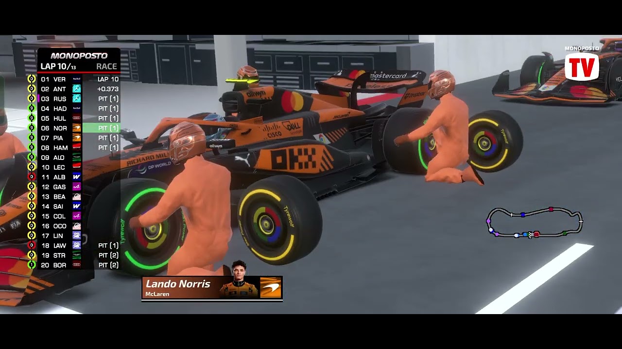 F1 monoposto Illinois Grand Prix. Round 30
