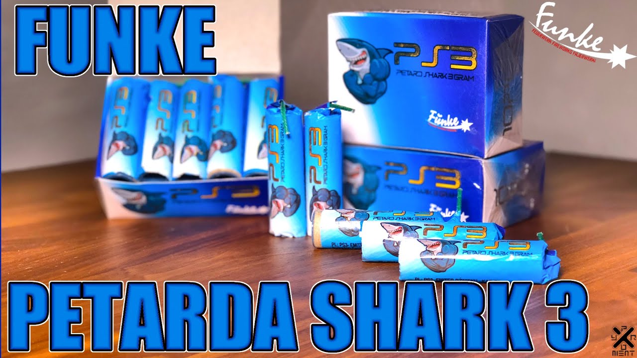 FUNKE | PETARDA SHARK 3 | PS3 | P1 | 3GR BKS | PS3 vs. PS5