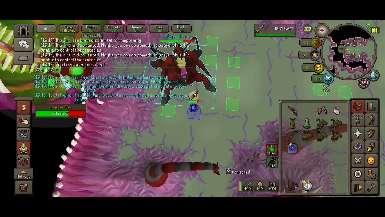 Osrsmobile abyssal sire quick tutorial