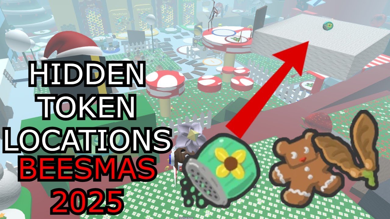 [NEW] ALL HIDDEN TOKENS in BEESMAS 2025 - Bee Swarm Simulator