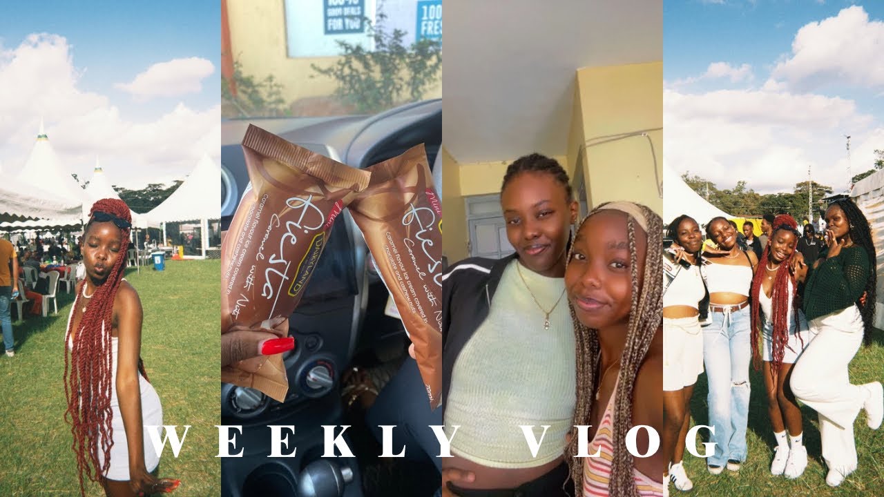 WEEKLY VLOG:Nairobi food festival (part 2) ,New Nails and we outsideeee💅