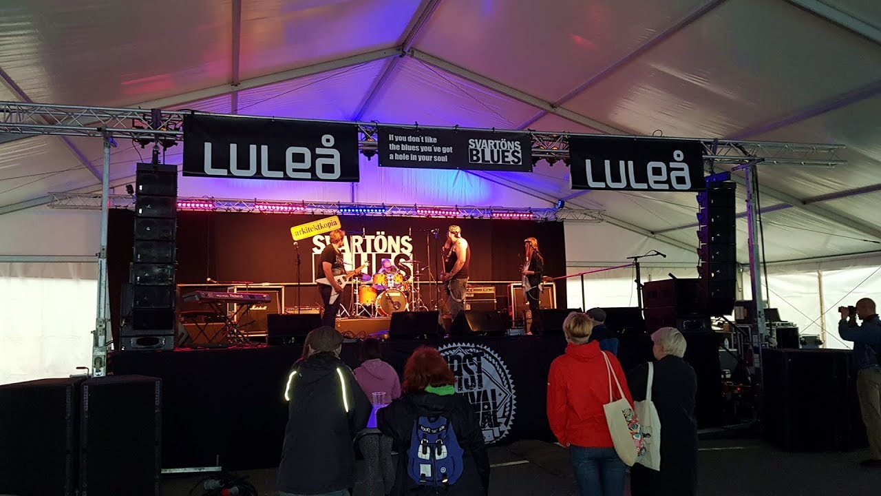 Lulea Sweden. Лулео First Revival (live concert) Lule&aring; city.