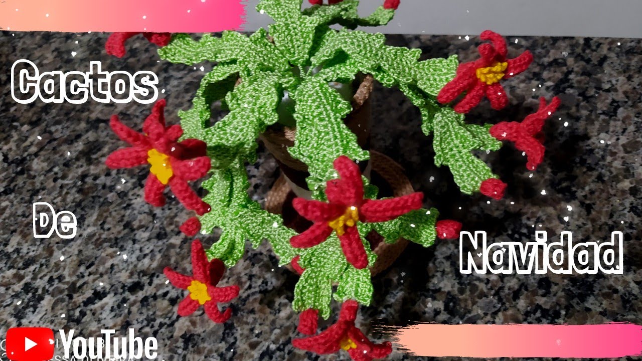 Flor de maio em crochê 🌵
