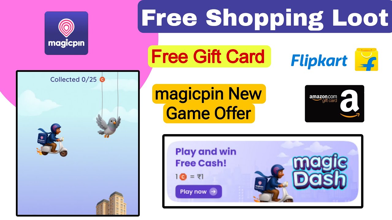 Magicpin Loot for All Users | Free Gift Card Trick | Amazon/Flipkart Gift Card Trick | Free Shopping