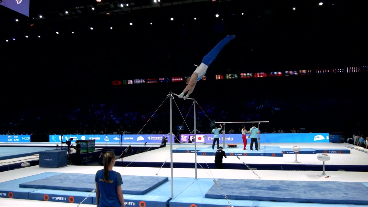 KOVTUN Illia (UKR)_2023 Artistic Worlds, Antwerp (BEL)_Qualifications_Horizontal Bar