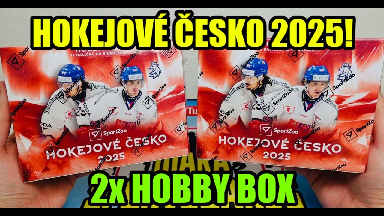 Kartičky Hokejové Reprezentace! 🔥 2025 SportZoo HOKEJOVÉ ČESKO 2x Hobby Box! MS světa v hokeji!
