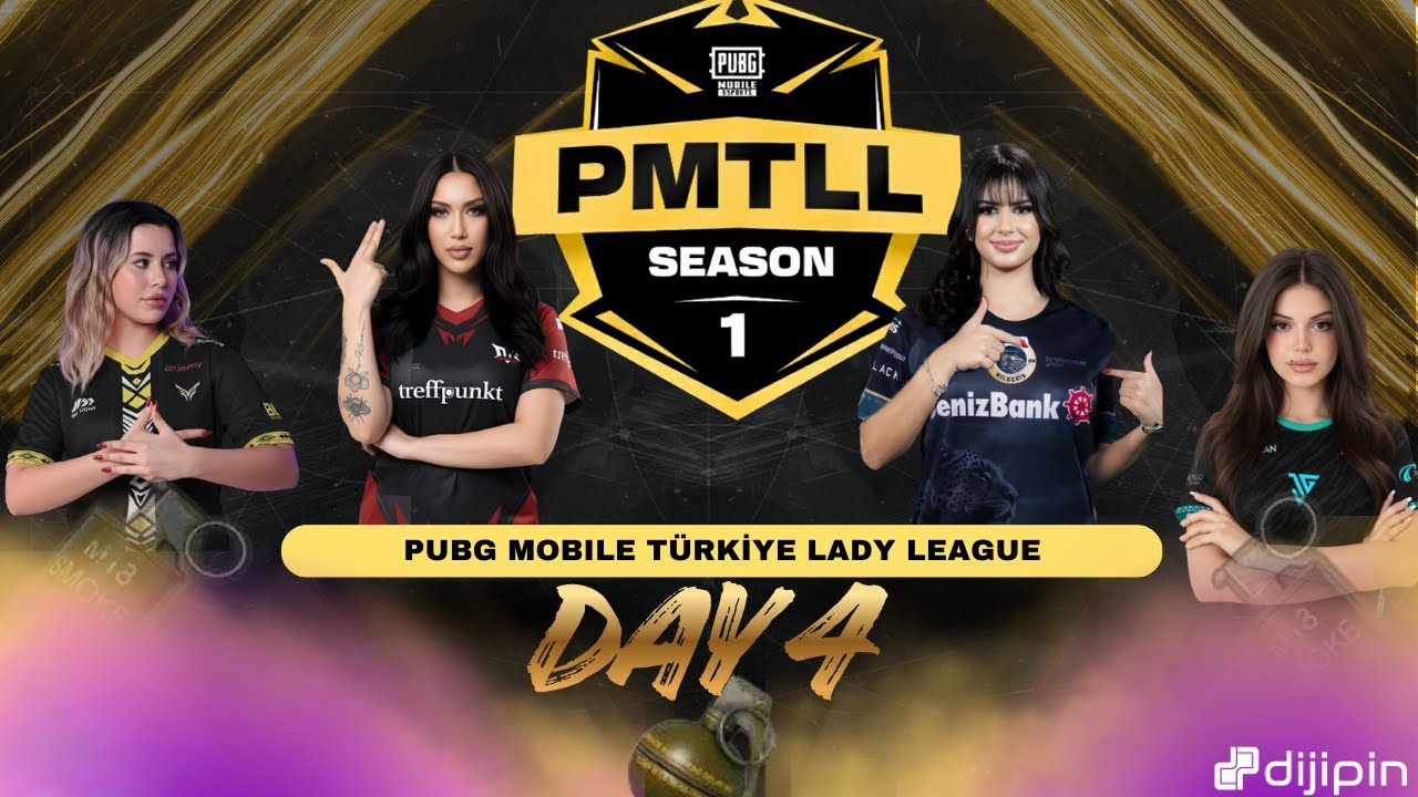 PUBG MOBİLE TÜRKİYE LADY LEAGUE 4. GÜN #pubgmobile #pmtll