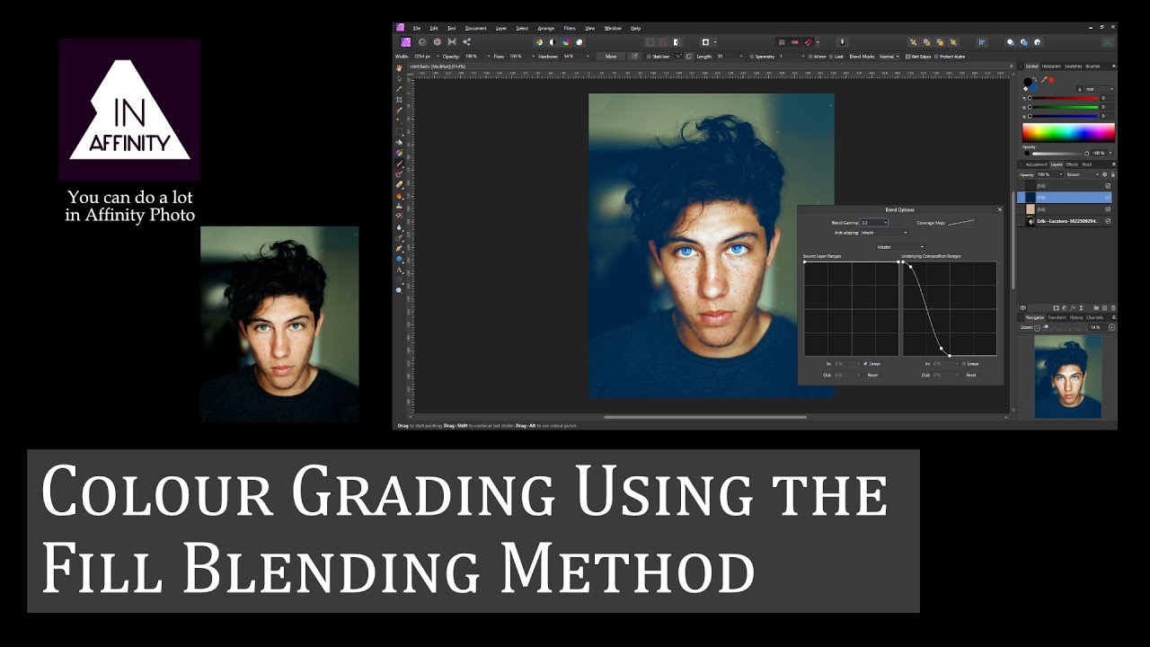 Colour Grading Using Fill Blending