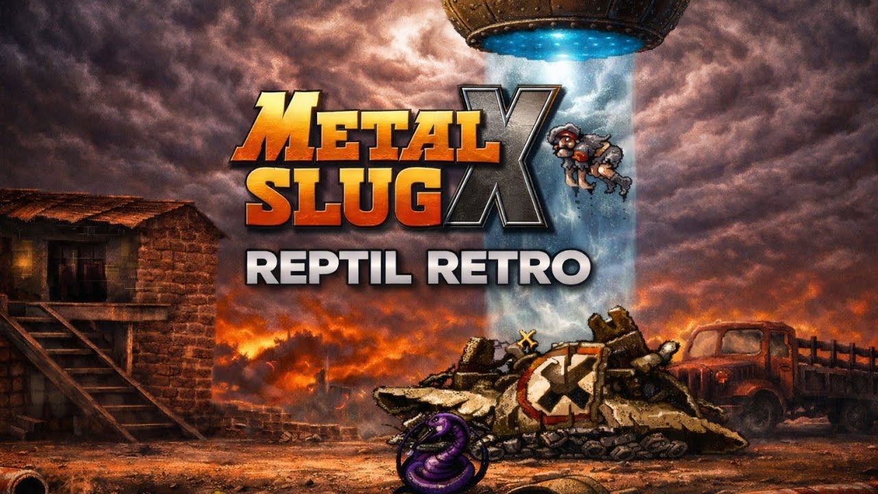 🛸💀 Metal Slug X – ONLINE COOPERATIVO | Reptil Retro 🤯🔥 // K9dan3