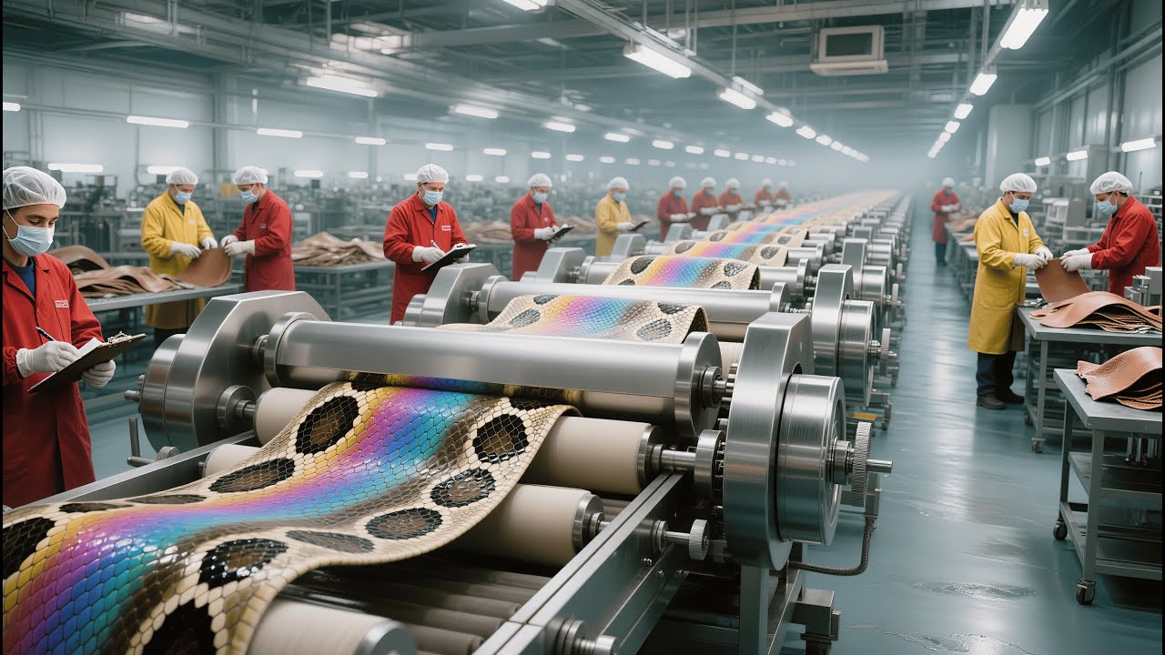 Inside the Snake Leather Factory &ndash; How Exotic Skins Become Luxury Fashion (Full Process)