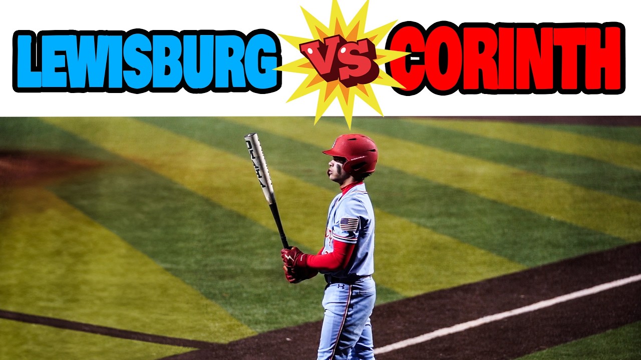 MS BASEBALL IS BACK! l #2 (MS) LEWISBURG VS #2 (4A) CORINTH