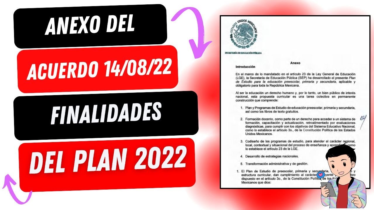 ANEXO DEL ACUERDO 14/08/22 FINALIDADES DEL PLAN 2022