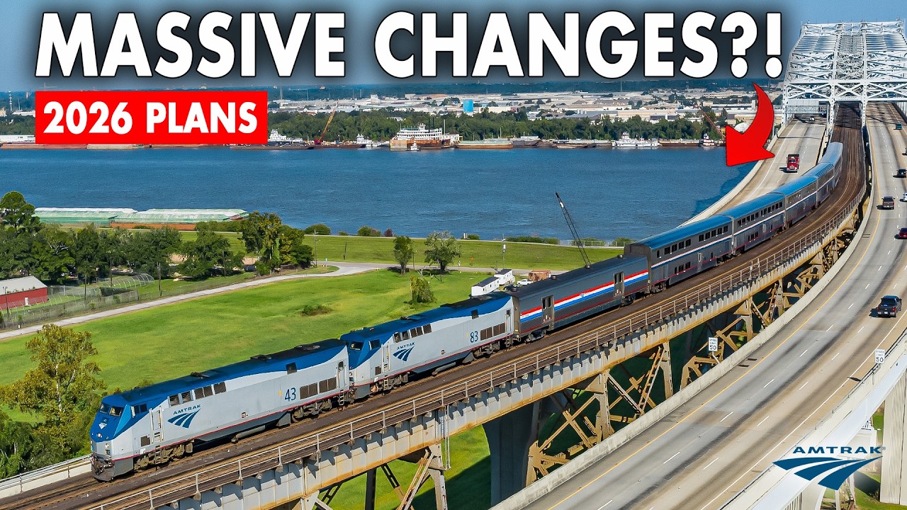 Планы Amtrak на 2026 год: что МОЖЕТ произойти?