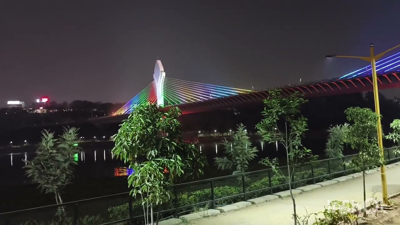 Hyderabad hitec city cable bridge