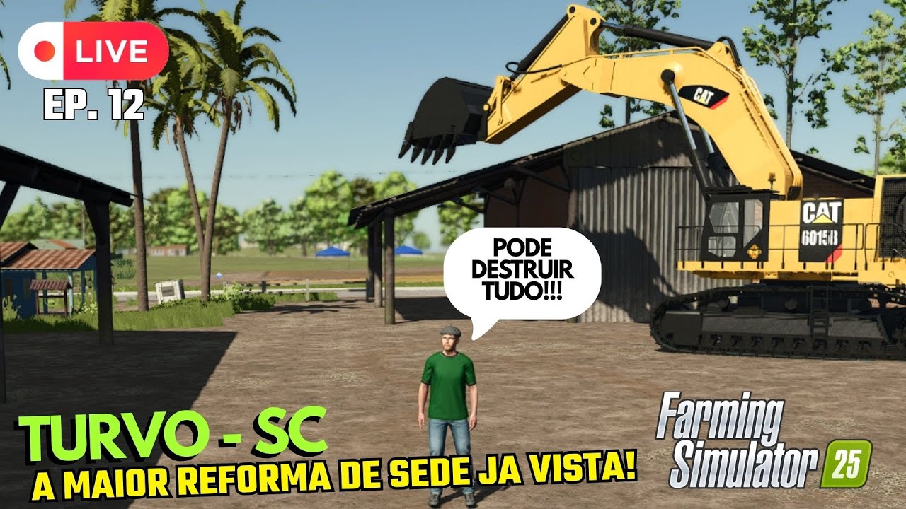 Investimento Milionário! A MAIOR REFORMA DE SEDE DA HISTÓRIA! 🚜💎 | EP 12 | Turvo Map