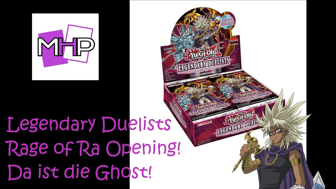 YuGiOh! - Legendary Duelists Rage of Ra - Display Opening - Booster abwiegen - Ghost Rare Ra!