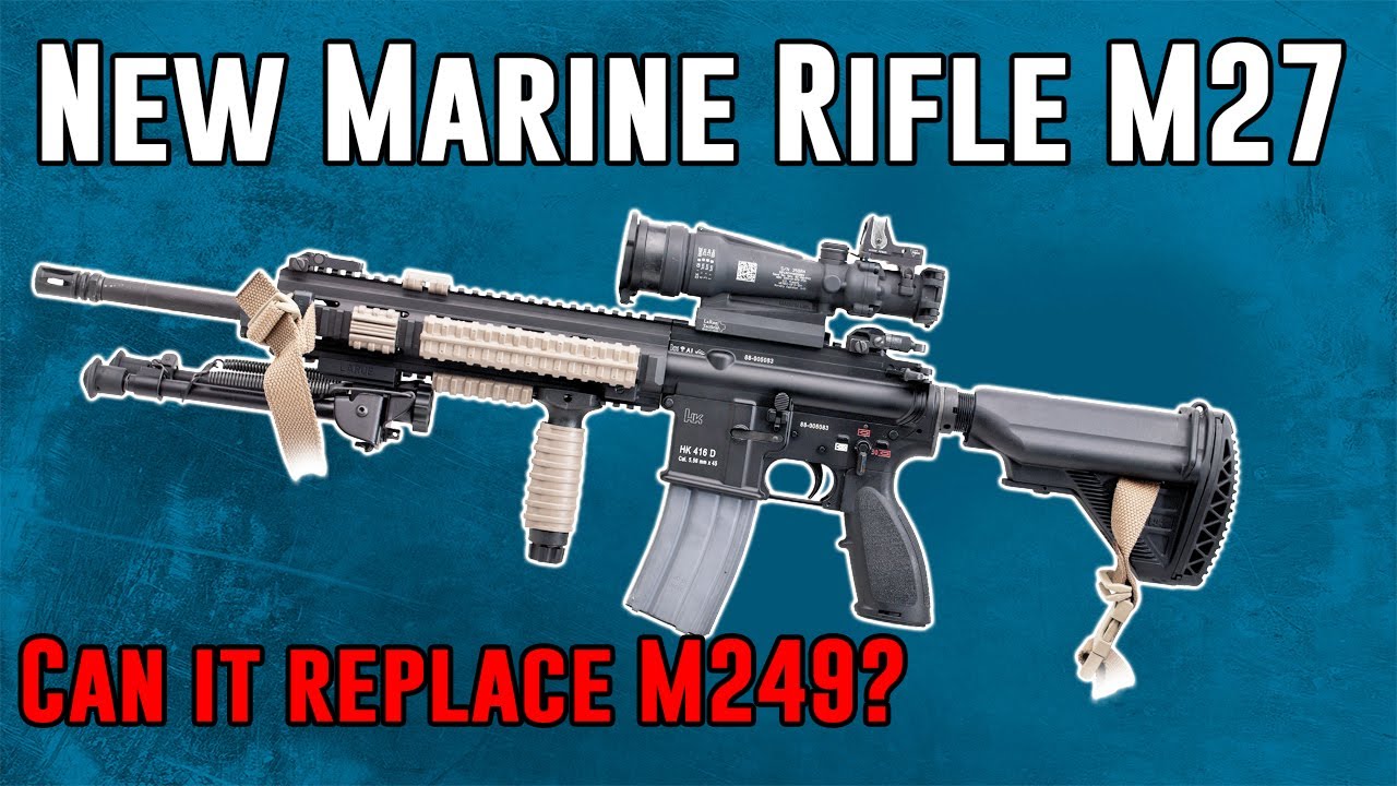 Может ли винтовка корпуса морской пехоты M27 заменить винтовку M249 SAW? [4K]