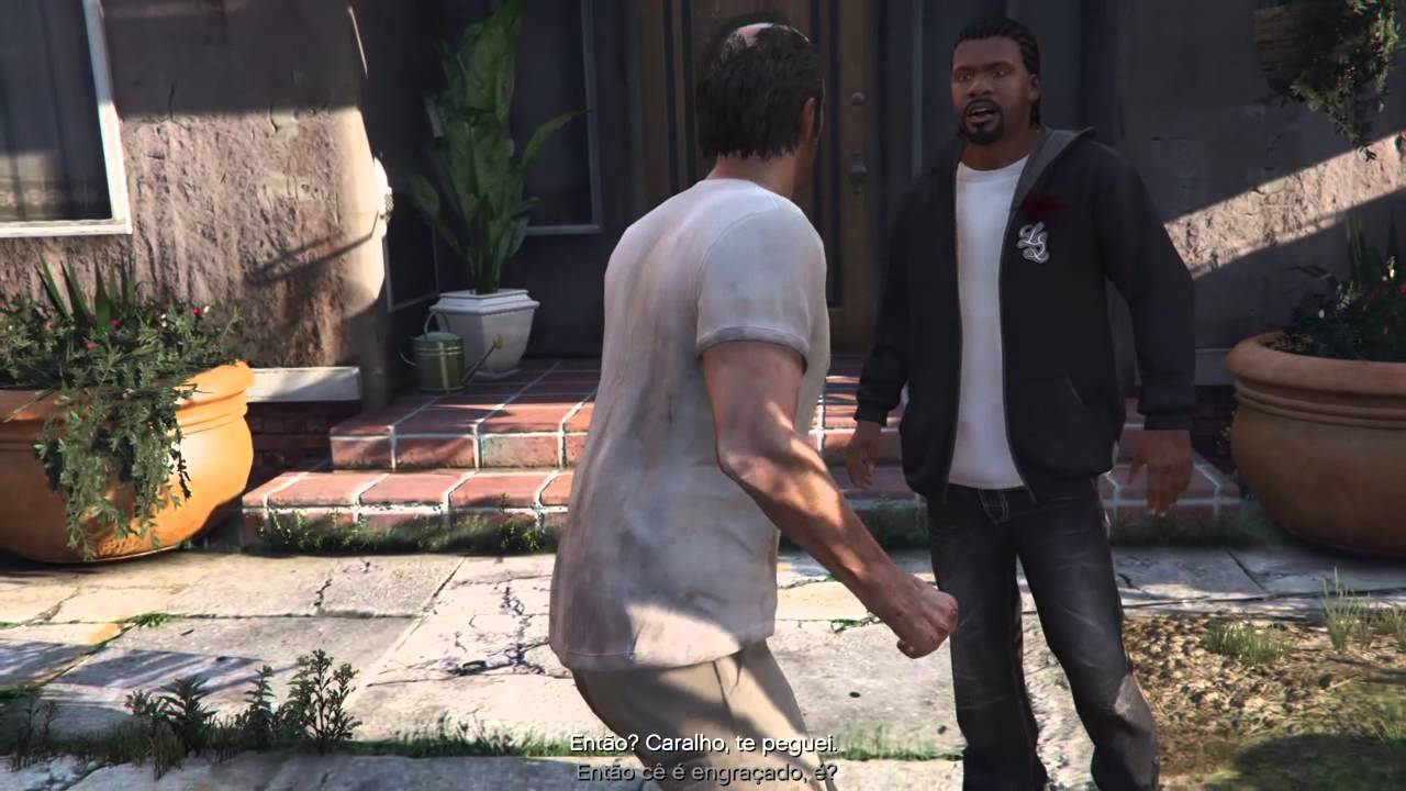 GTA V - TREVOR CAINDO NA CERCA