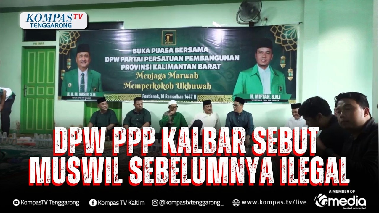 Polemik PPP, DPW PPP Kalbar Sebut Musyawarah Wilayah Yang Digelar Sebelumnya Ilegal