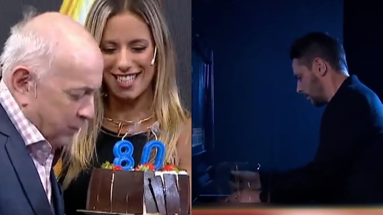 Chiche Gelblung cumplió 80 años y Lussich revivió el día que se fue del estudio porque lo boludeab@