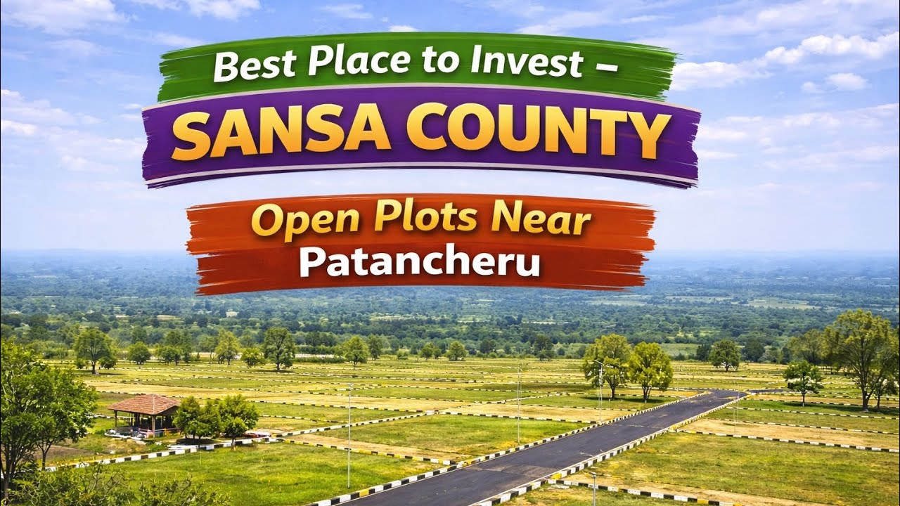 SANSA COUNTY| PATANCHERU| AURO REALITY | TATTVA | 8309783263 ( ₹ 35,999/- ) 