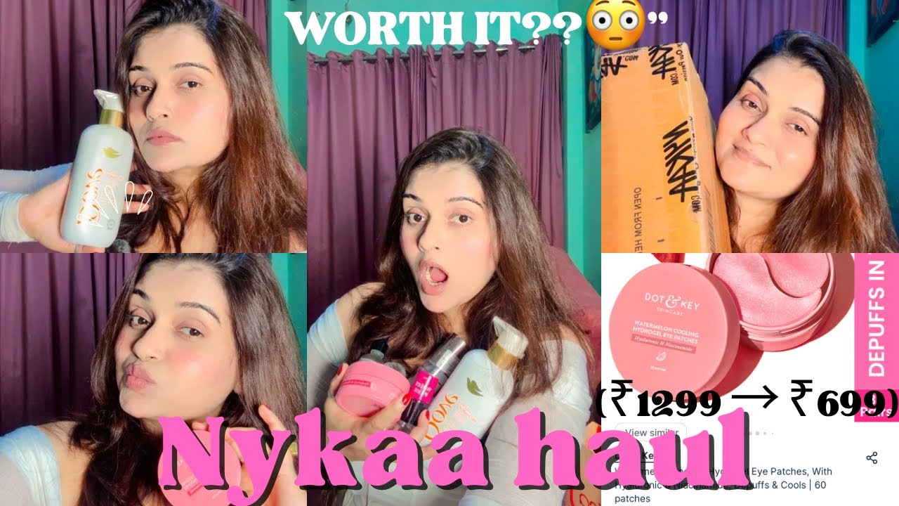 Huge Nykaa Pink Love Sale Haul | Best Deals + Honest Review #youtube #nykaahaul #glassskin #viral 