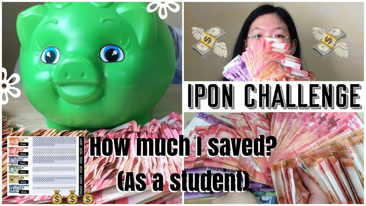 IPON CHALLENGE + TIPS | I SAVED ₱10,040 AS A STUDENT | Dana Catherine | PH