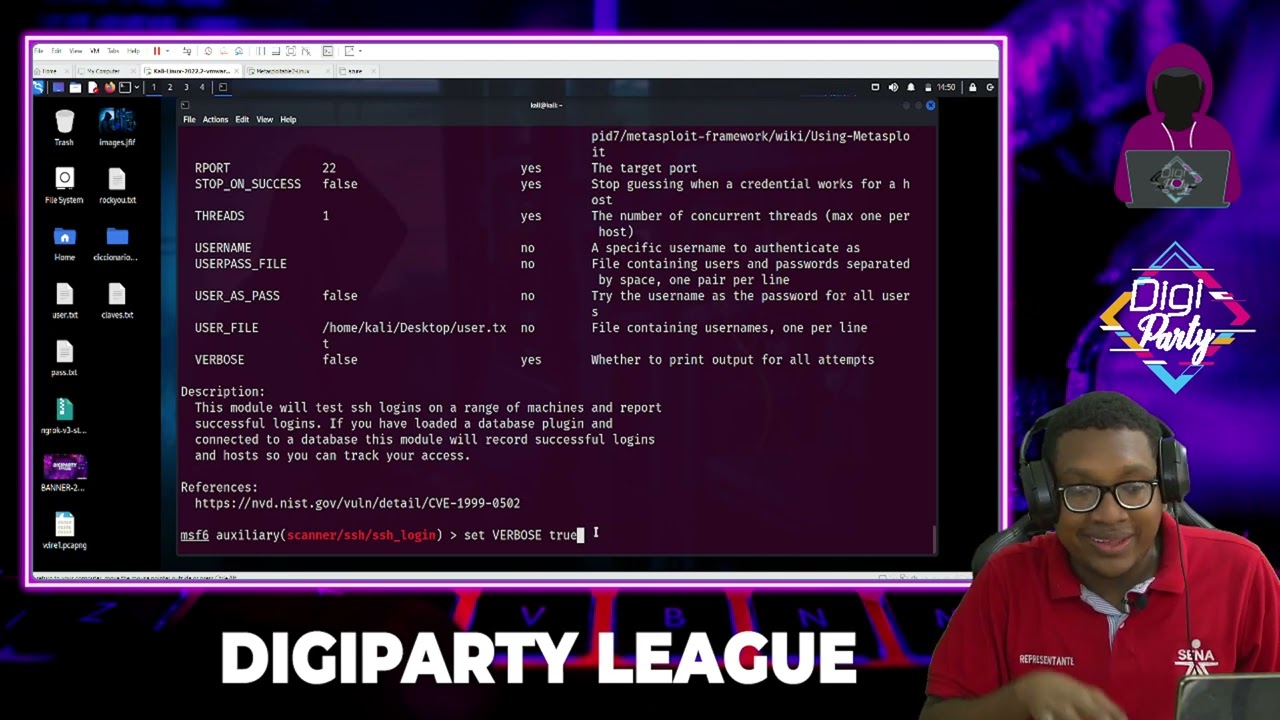 Hackear Metasploitable Kali Linux  -   Explotando puerto 22 SSH