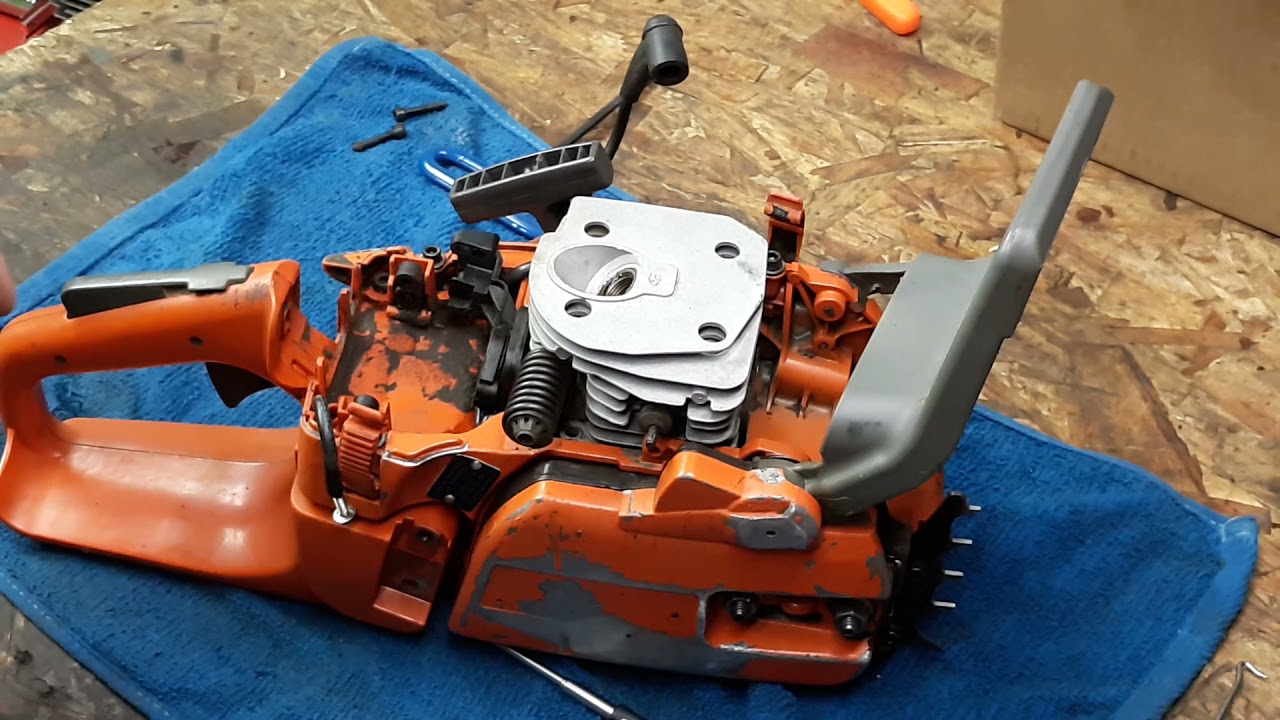 Переделка Husqvarna 353 346xp. Разборка (восстановление), часть 1.