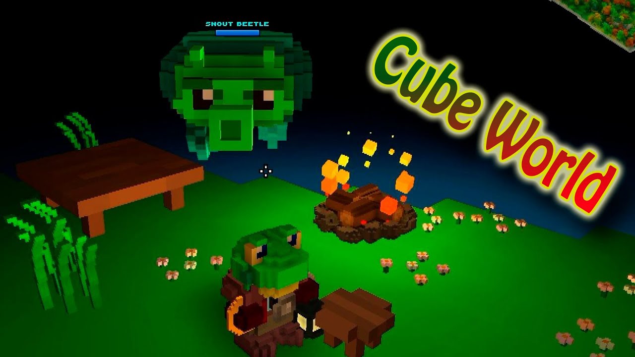 Фрост И Его Летающая Тарелка-Жук (Cube World) №1