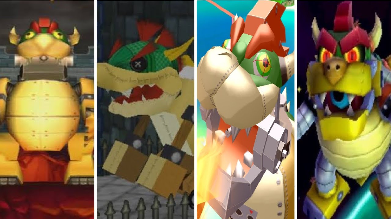 Evolution of Mecha Bowser Battles (2000-2022)